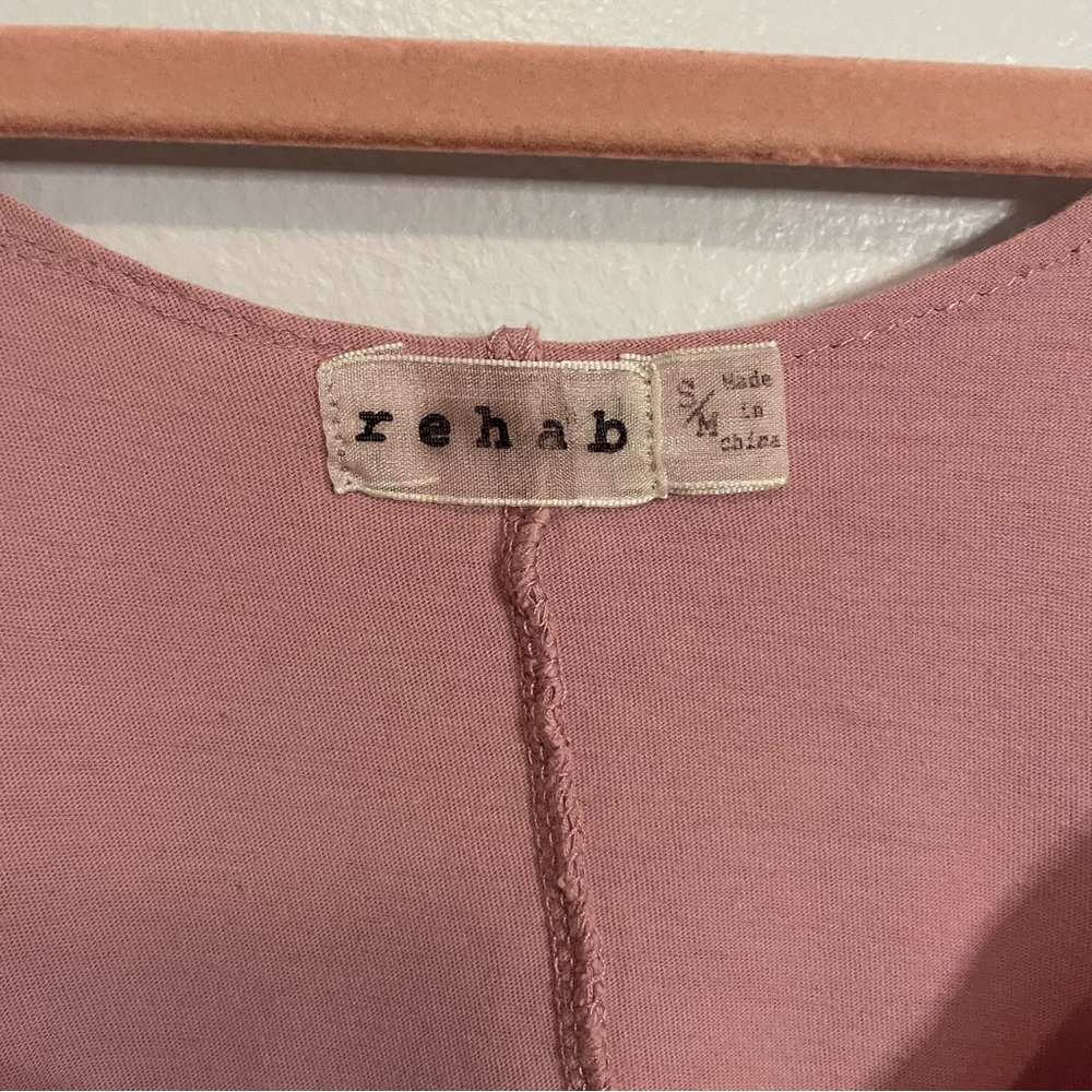 Rehab Tank Top Mauve Size S/M - Picture 2 of 4